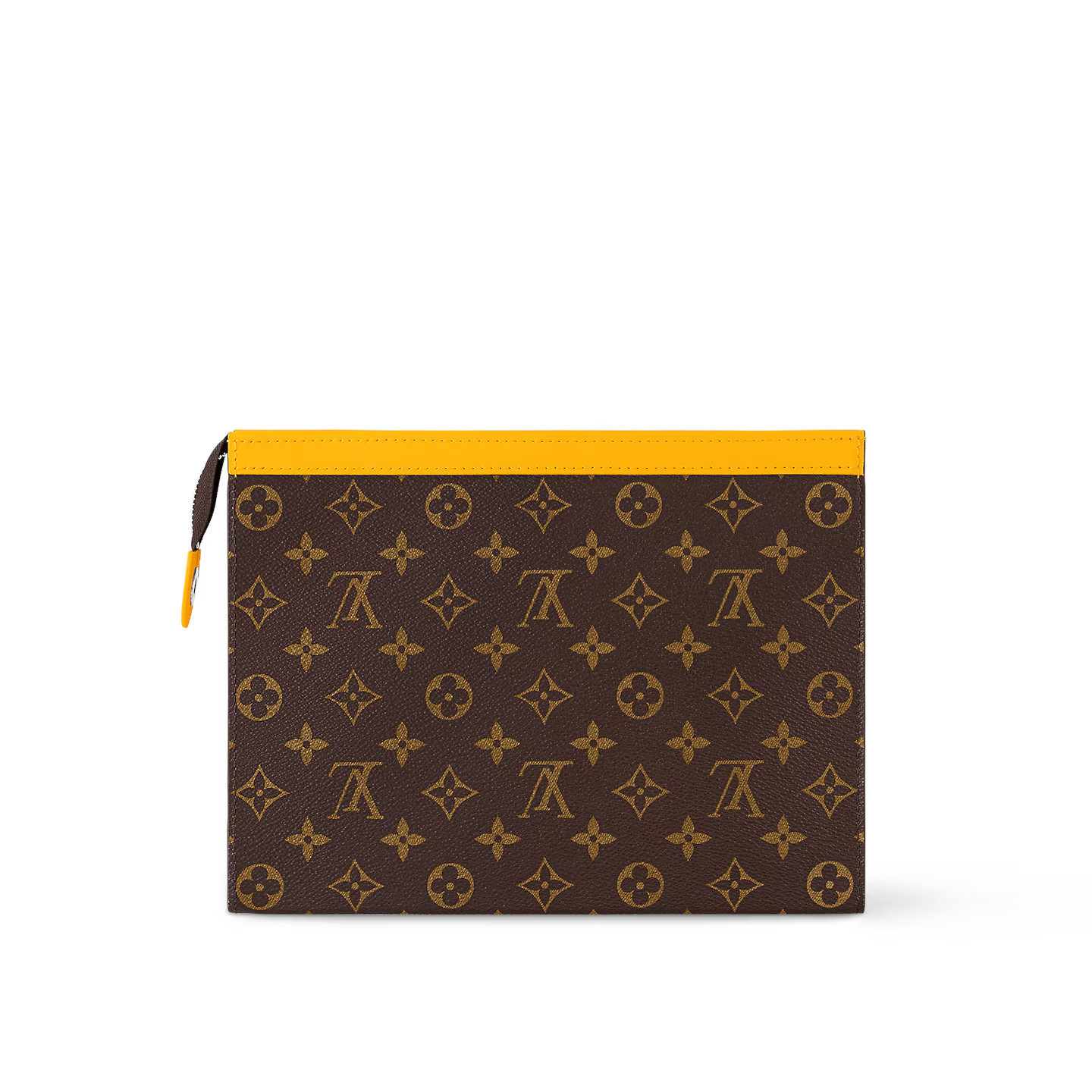 L0vis Vvtt0n Pochette Voyage MM Pouch Bag Yellow For Men 10,6in/27cm M82860