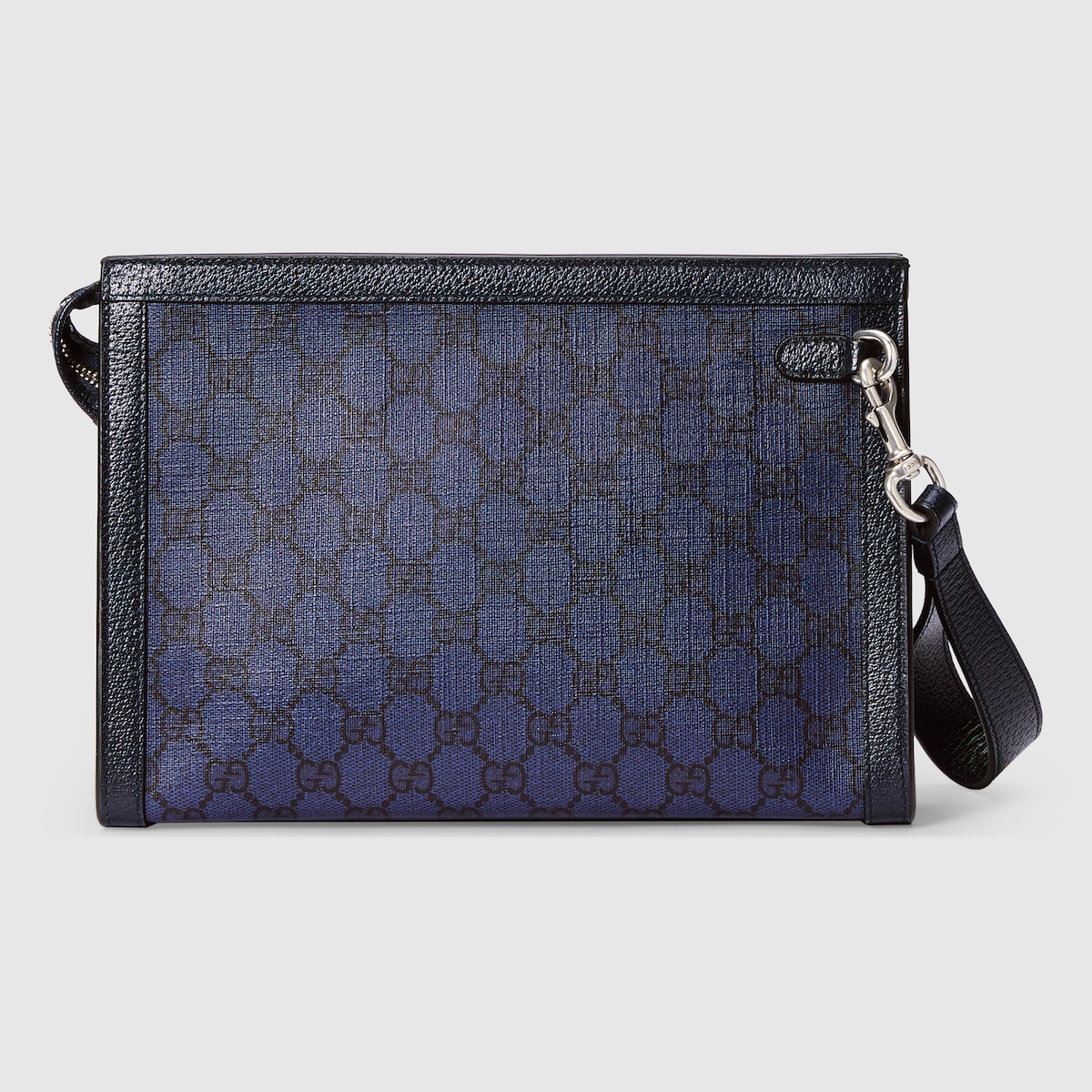 Gvc*1 Ophidia GG Pouch Blue For Men 10.2 in/ 26 cm 760243 UULBN 4055