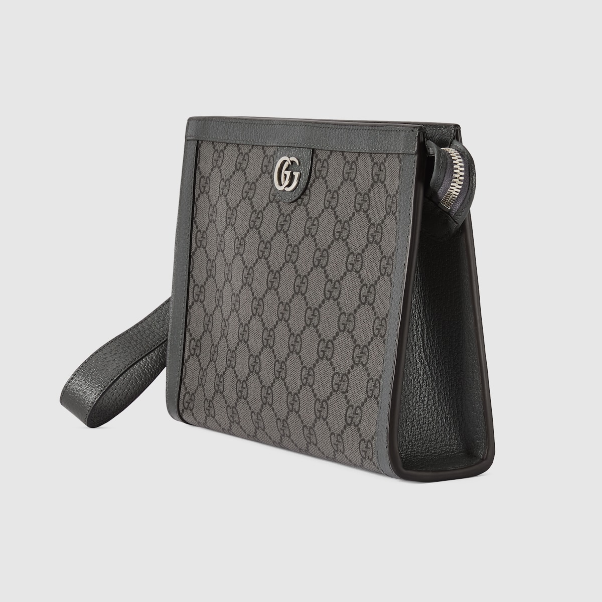 Gvc*1 Ophidia GG Pouch Grey For Men 10.2 In/ 26 Cm 760243 UULBN 1244