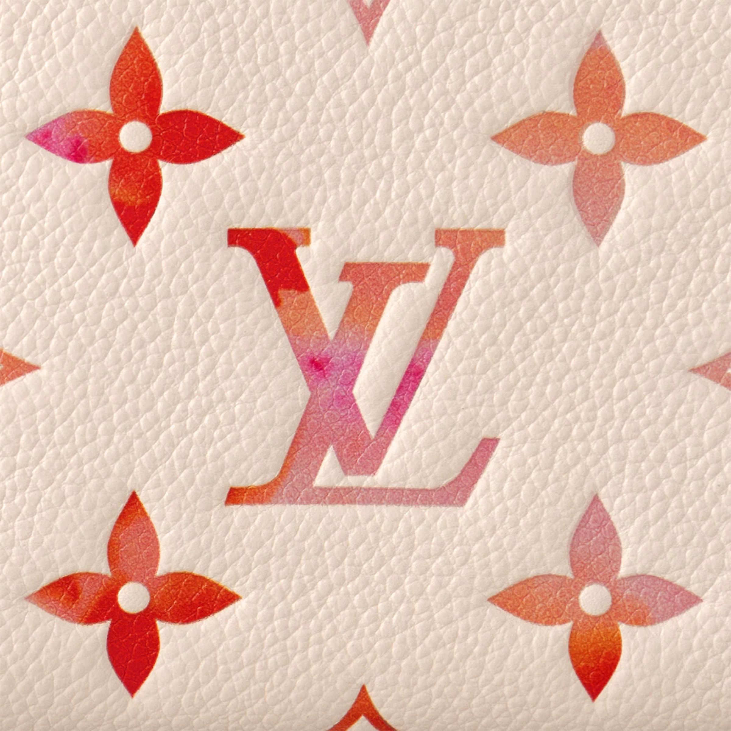 L0vis Vvtt0n Zippy Wallet Cream For Women 7.7 Inches/ 19.5 Cm M83505