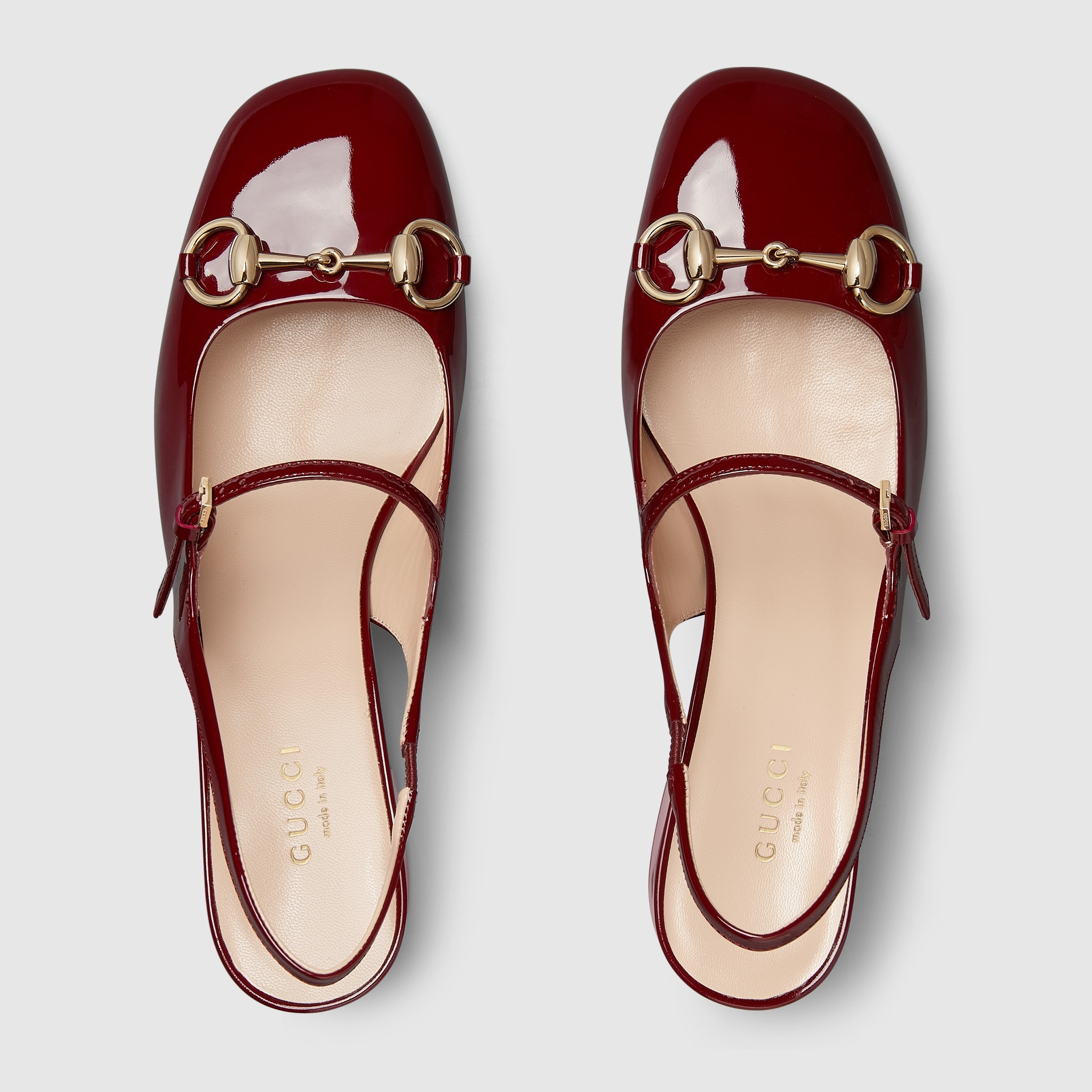 Gvc*1 Horsebit Pump Red For Women- 801893 BNC80 6207