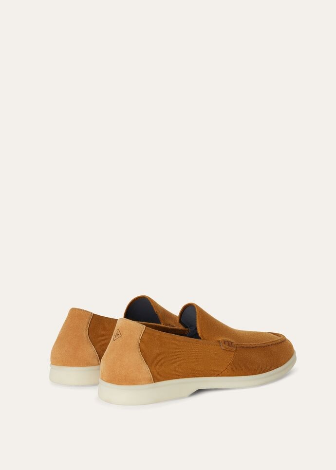 L0r0 P1ana Summer Walk Knitted Brown For Men FAM1581