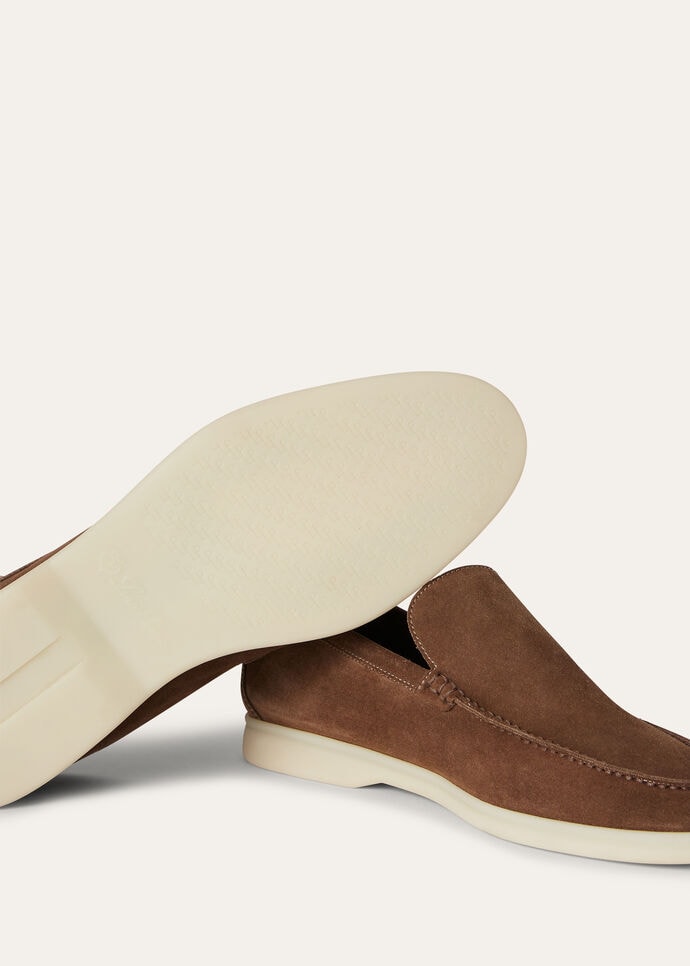 L0r0 P1ana Summer Walk Loafers Brown For Men FAI3276