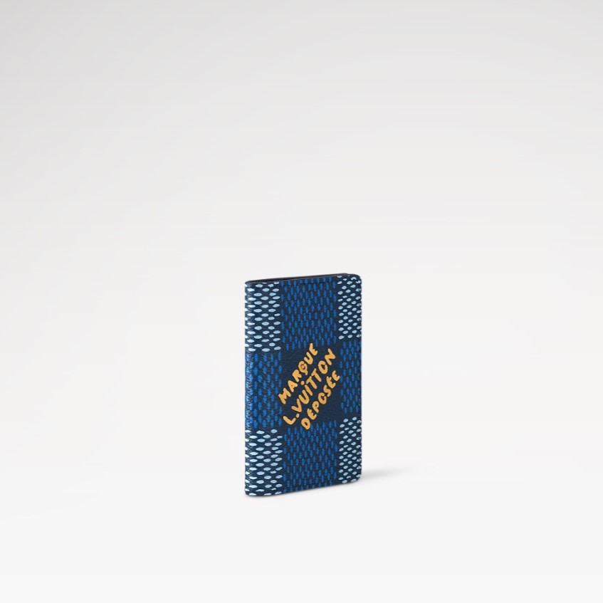 L0vis Vvtt0n Pocket Organizer Blue For Men 4.4in/11.2cm N40677