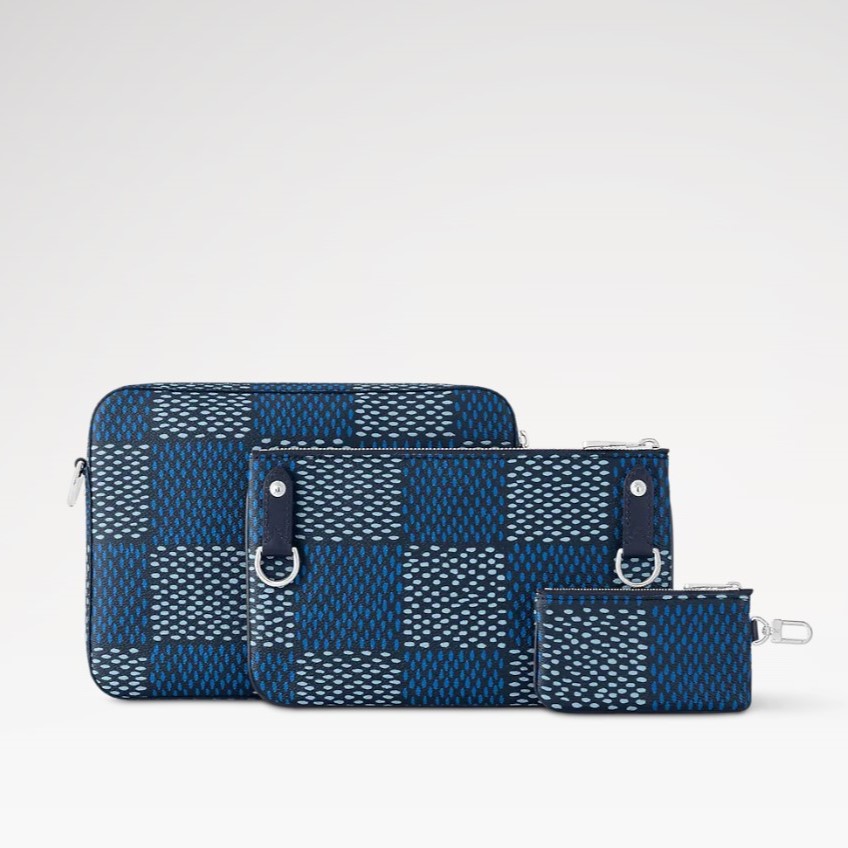 L0vis Vvtt0n Trio Messenger Bag Blue For Men N40694 9.8in/25cm
