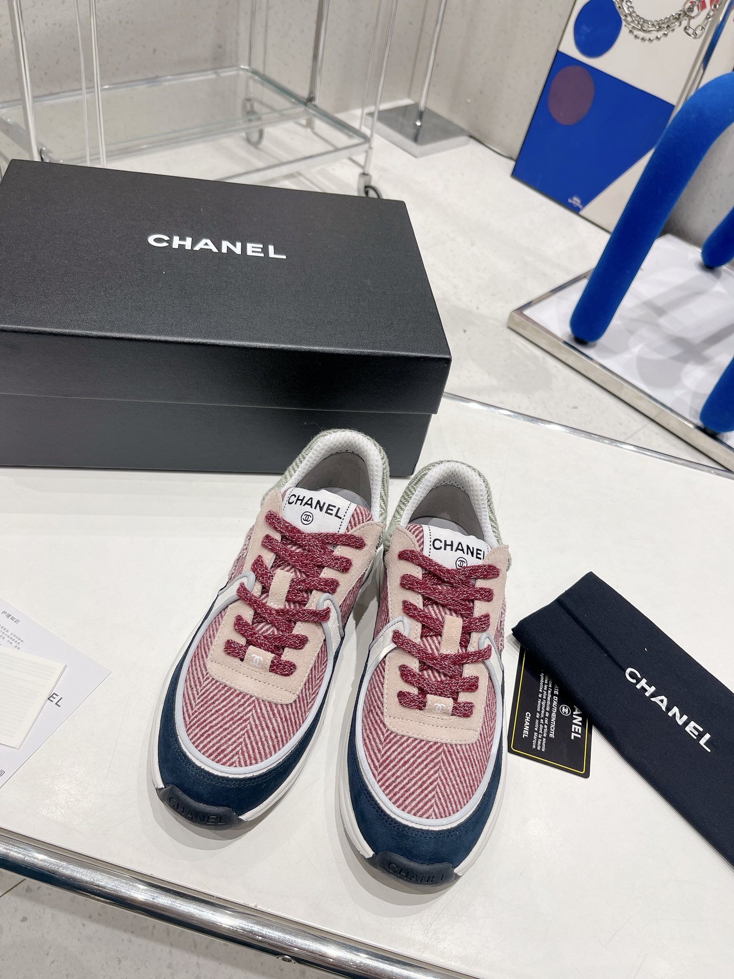 Ch**el Sneakers Grey For Women