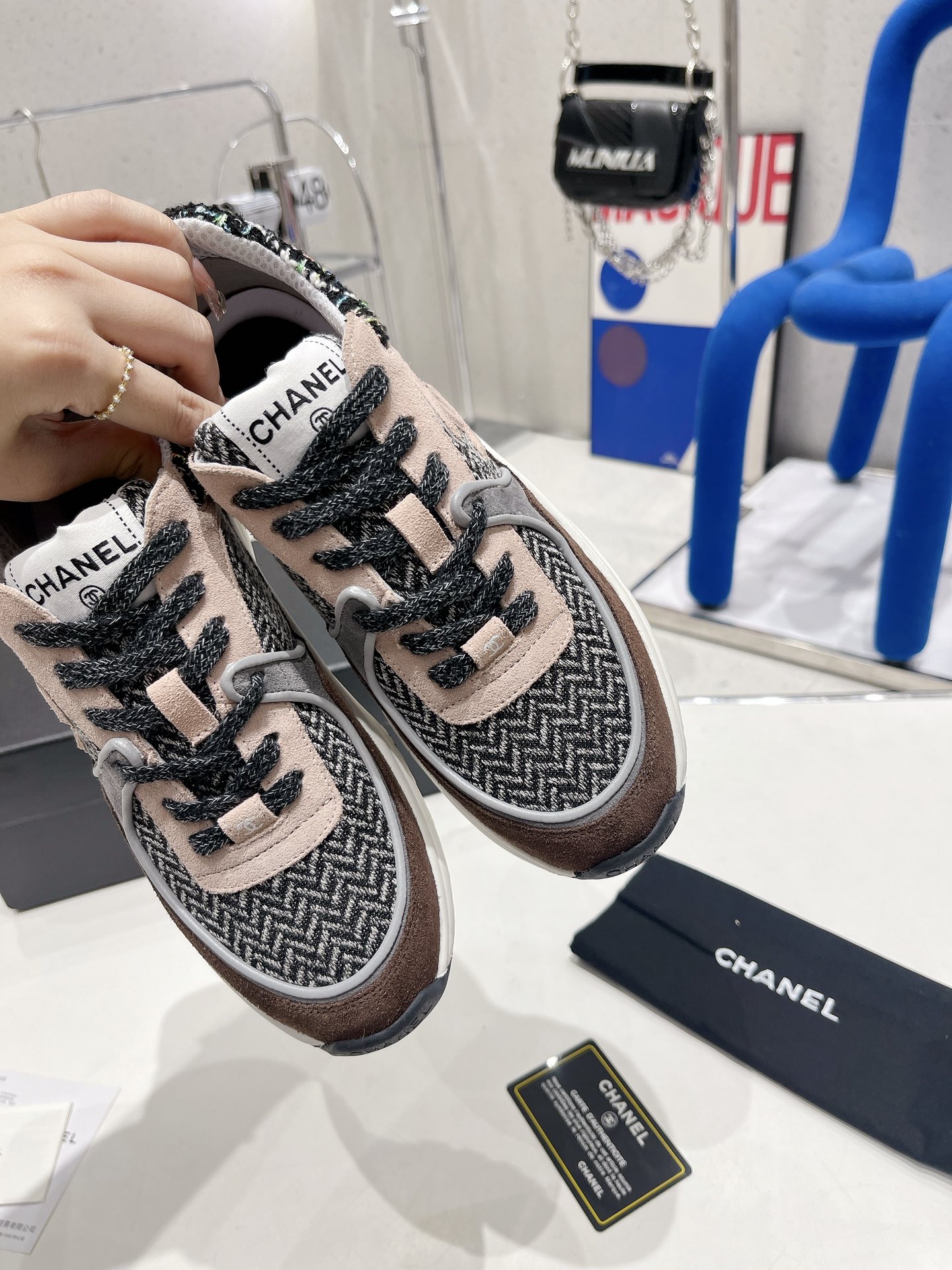 Ch**el Sneakers Grey For Women