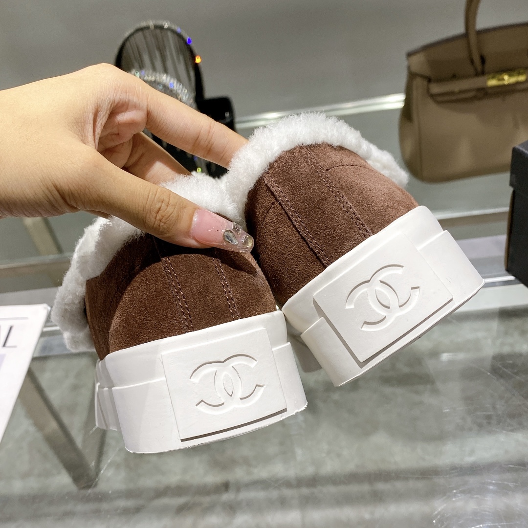 Ch**el Sneakers Brown For Women