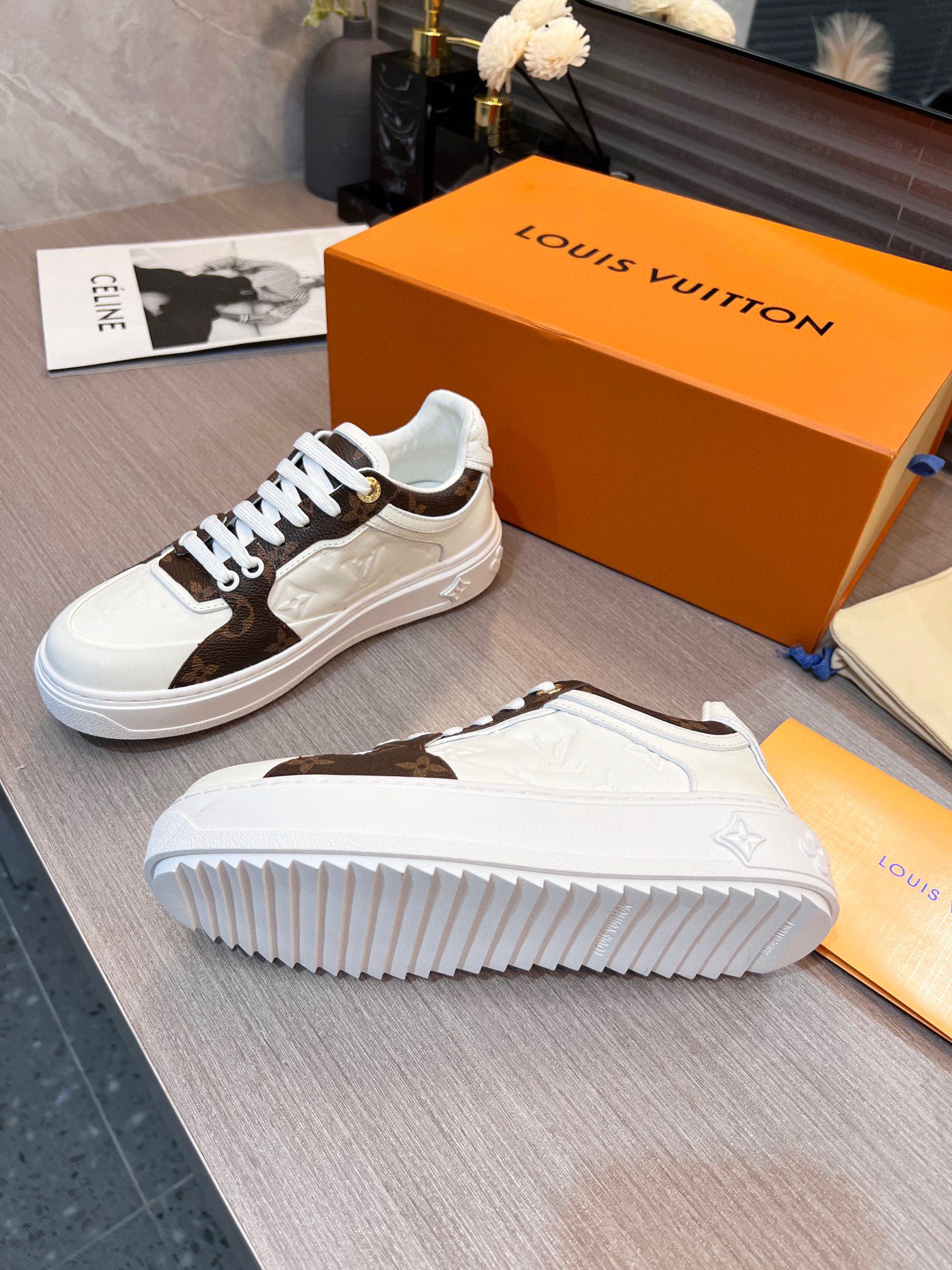L0vis Vvtt0n Women’s Boombox Sneaker Brown For Women LV