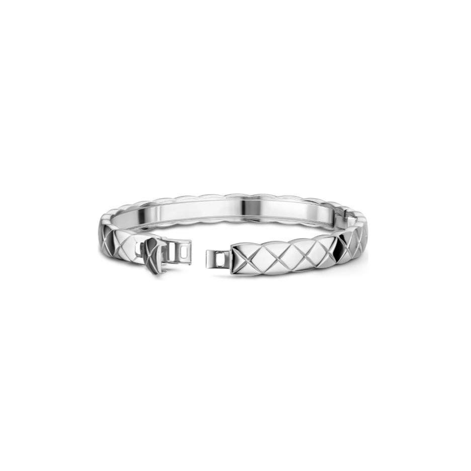 Ch**el Coco Crush Bracelet White Gold For Women J11162