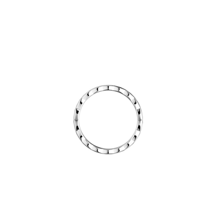 Ch**el Coco Crush Ring White Gold Mini Version For Women J11793