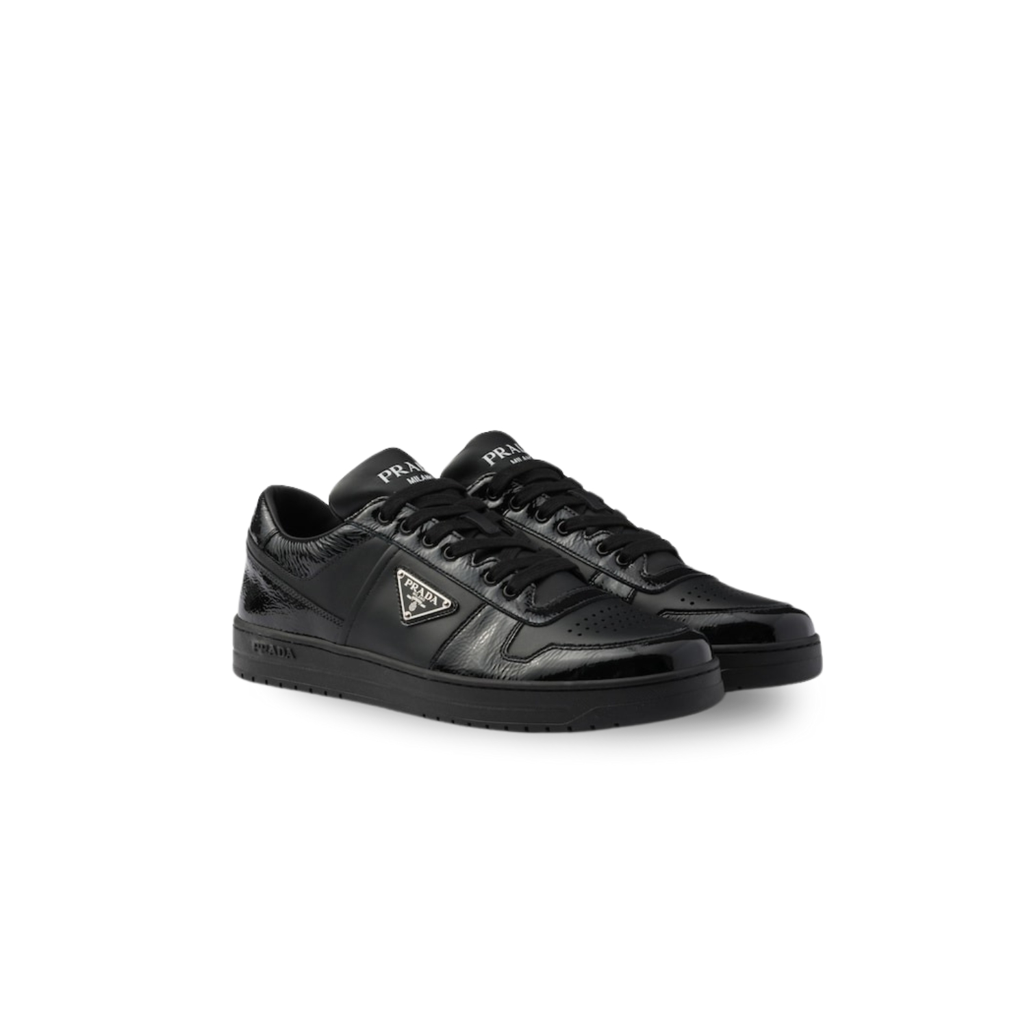 Pra*a Downtown Leather Sneakers Black For Men 2EE364_3LQB_F0002_F_D001