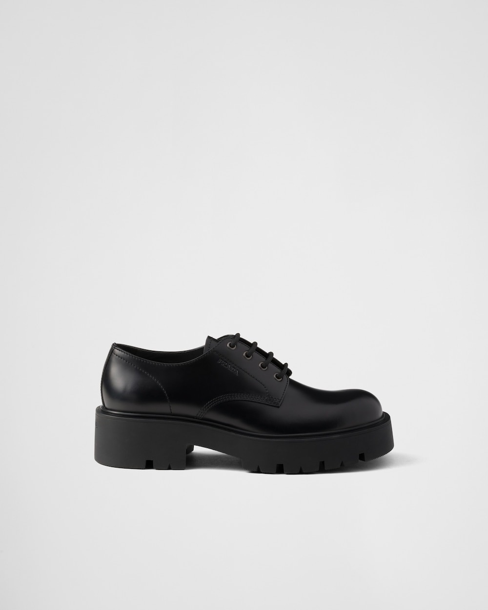 Pra*a Brushed Derby Black For Men – 2EG460_B4L_F0002_F_G000