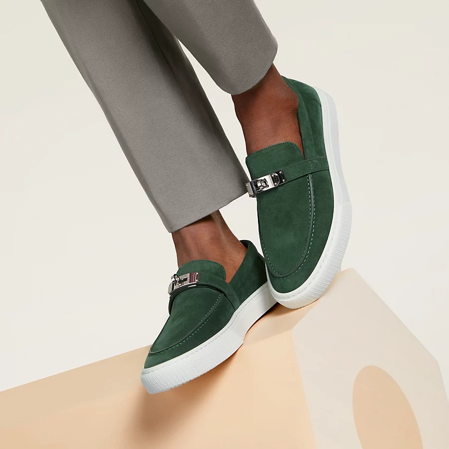H**me5 Game Slip-on Sneaker Vert Bouteille For Men – H241851ZH14420