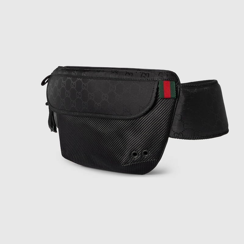 Gvc*1 Small GG Belt Bag Black For Men 12.6in/32cm 804262 FAD76 1047