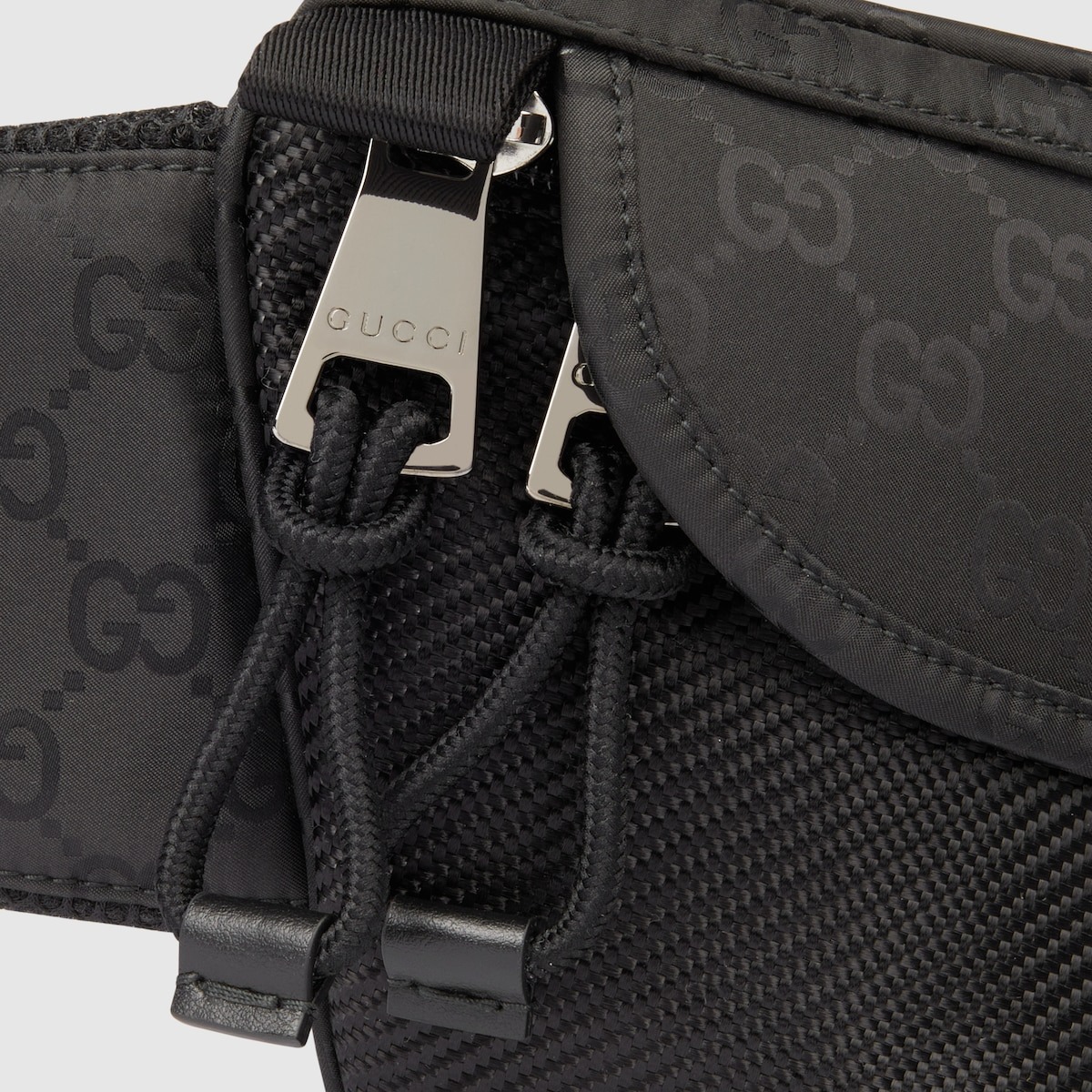 Gvc*1 Small GG Belt Bag Black For Men 12.6in/32cm 804262 FAD76 1047