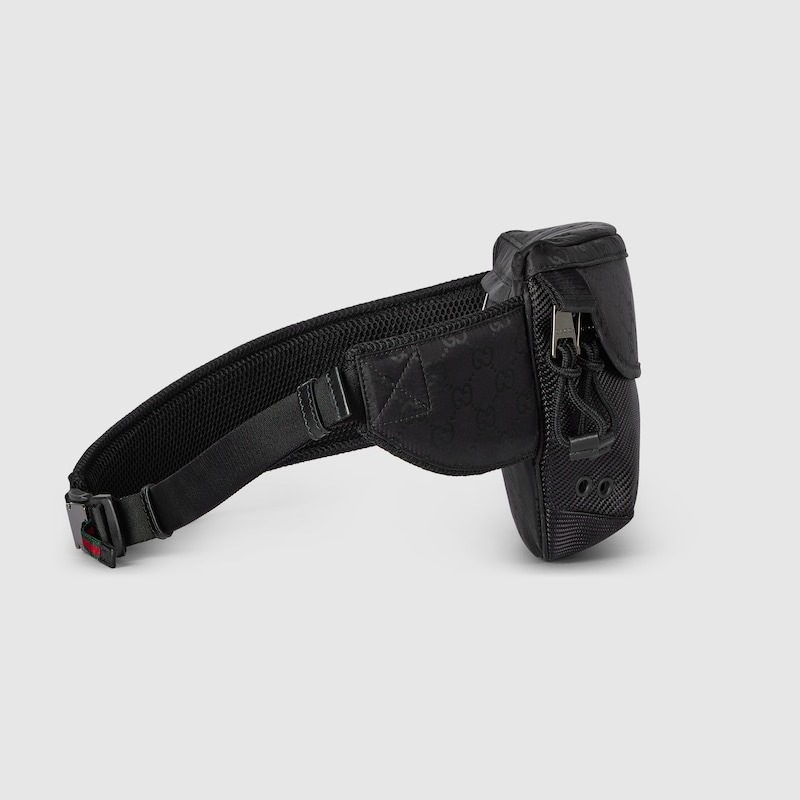 Gvc*1 Small GG Belt Bag Black For Men 12.6in/32cm 804262 FAD76 1047