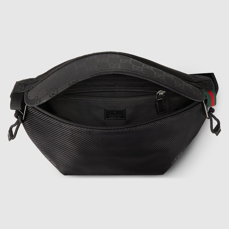 Gvc*1 Small GG Belt Bag Black For Men 12.6in/32cm 804262 FAD76 1047