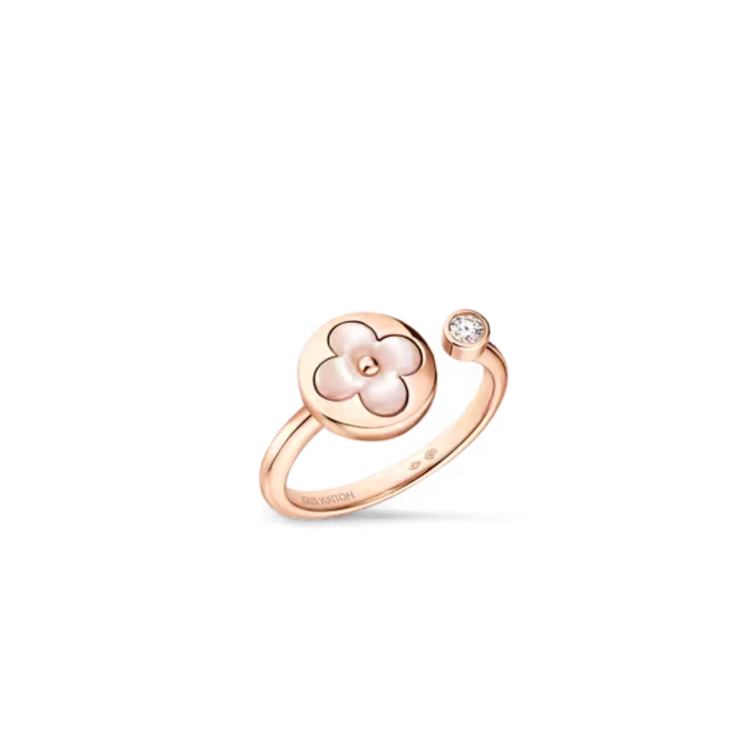 L0vis Vvtt0n Color Blossom Mini Sun Ring Pink-Toned For Women Q0S21A