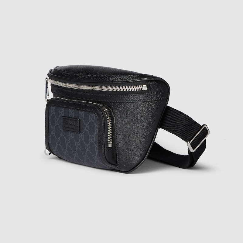 Gvc*1 GG Svp*me Medium Belt Bag Black For Men 11.4in/29cm 795463 FADJK 1000