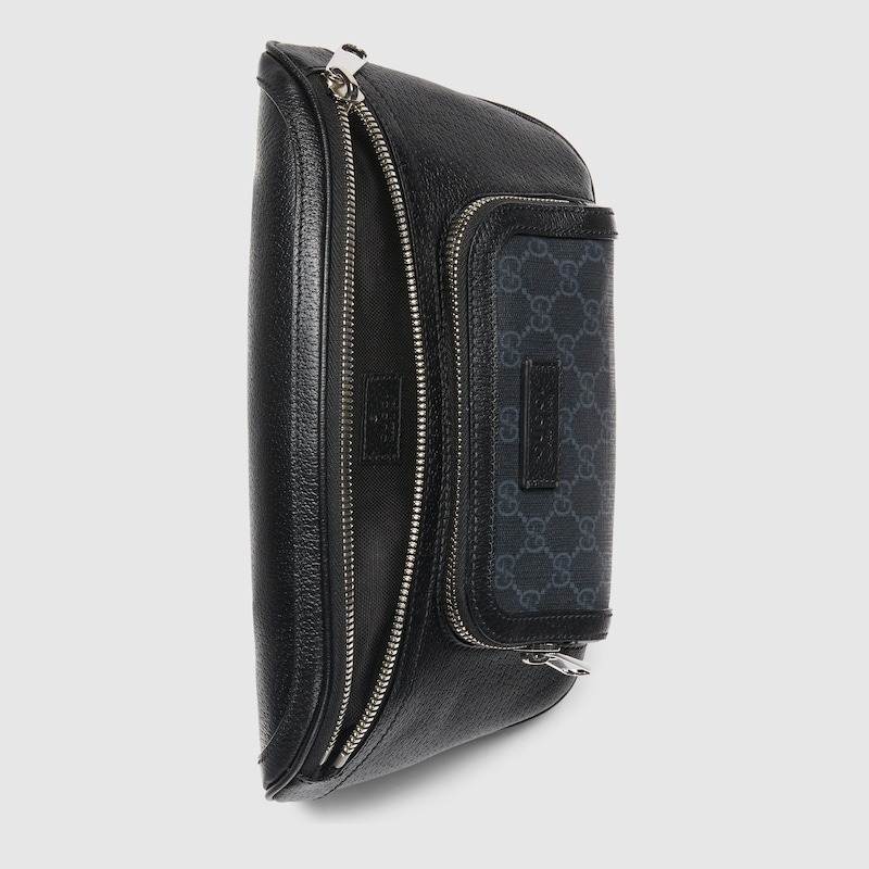 Gvc*1 GG Svp*me Medium Belt Bag Black For Men 11.4in/29cm 795463 FADJK 1000