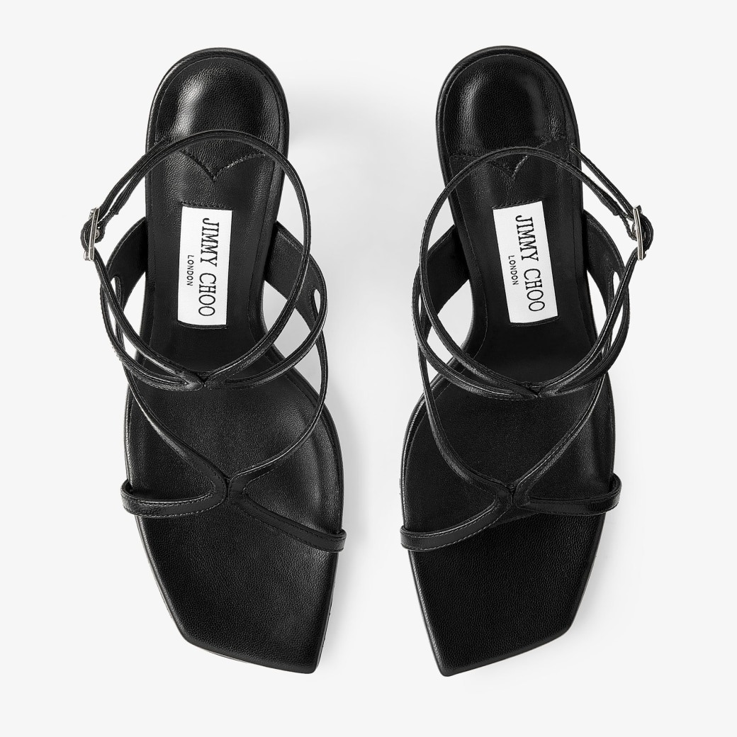 J1m*y Ch00 Azie 85 Black For Women AZIE85NAP
