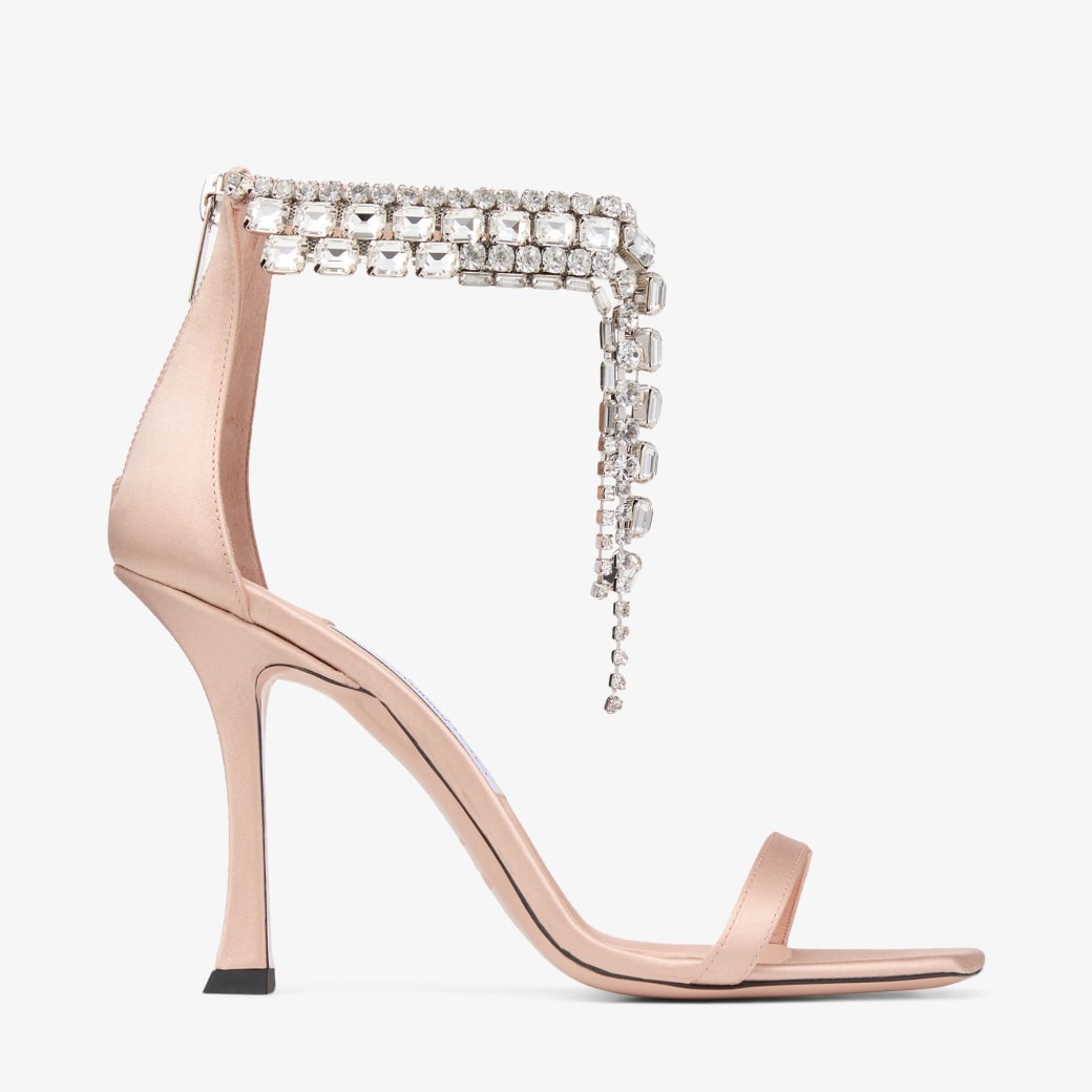 J1m*y Ch00 Verity Sandal 100 Macaron For Women VERITYSANDAL100SAT