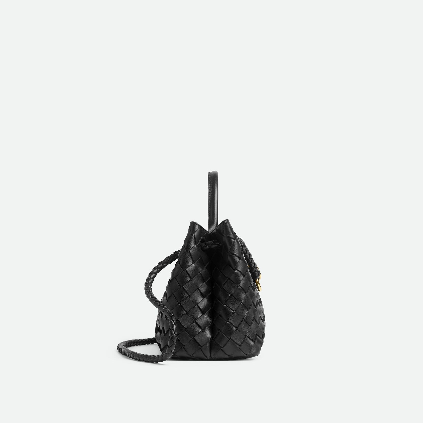 [True-to-ORIGINAL] B0tt*ga Ven*ta East-West Andiamo Black For Women 29cm/11.4in 766010VCPP11139