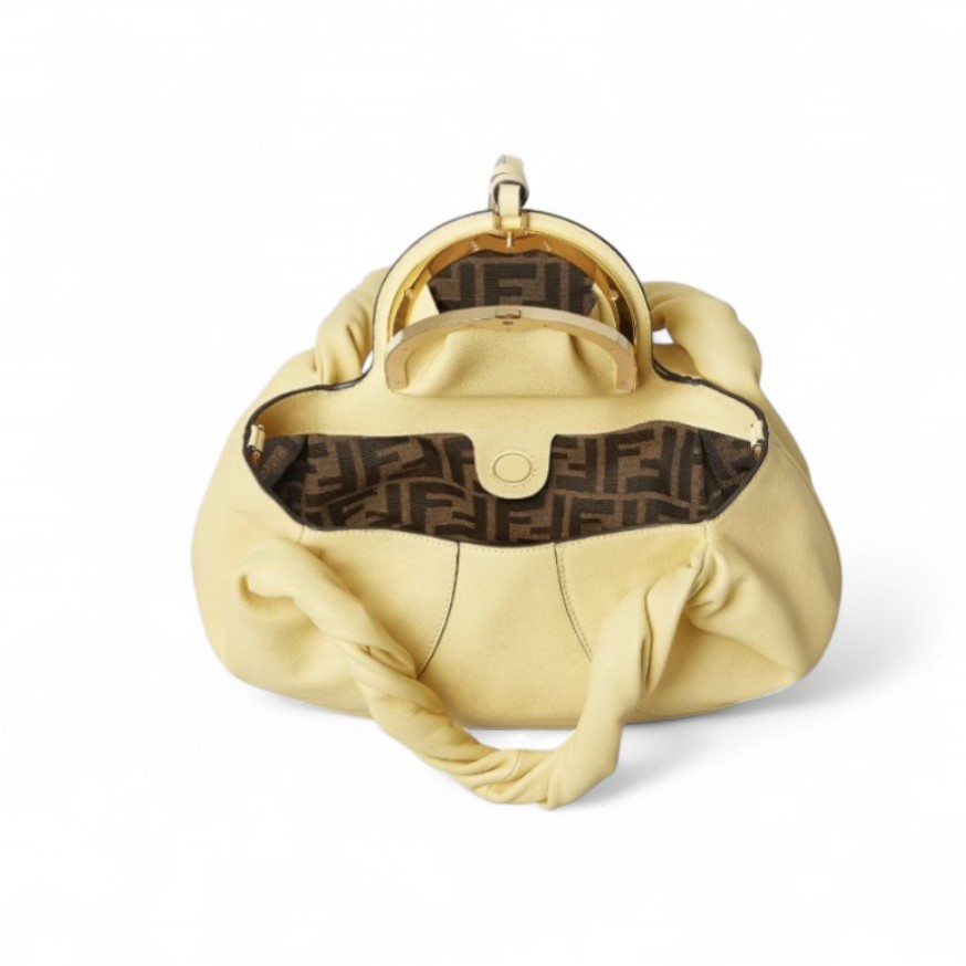 [True-to-ORIGINAL] F**di Spy Small Bag Yellow For Women 12.6in/32cm 8BR838AYCTF1NPV