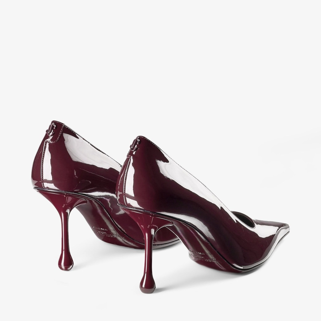 J1m*y Ch00 Ixia 80 Pumps Garnet For Women IXIA80PAT