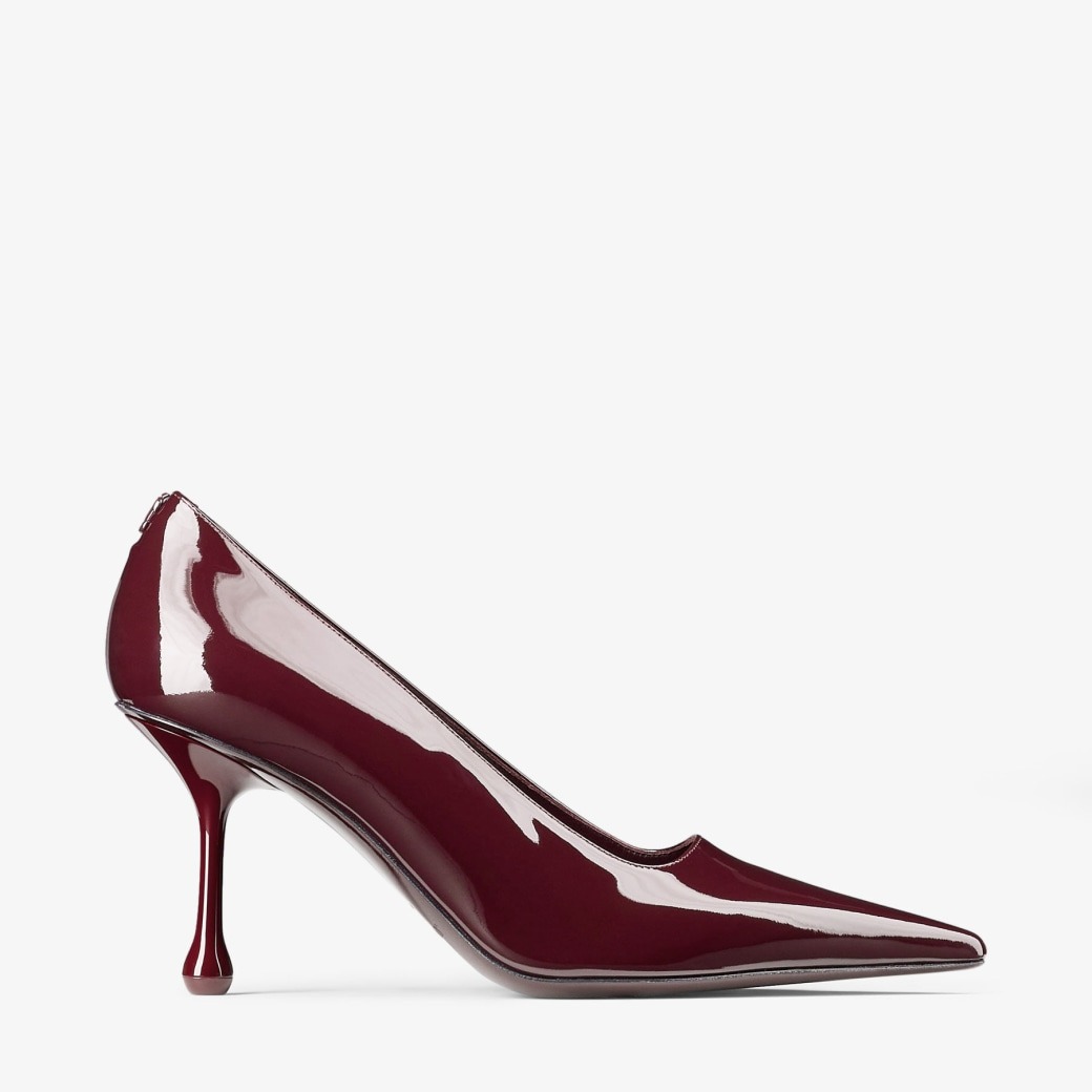 J1m*y Ch00 Ixia 80 Pumps Garnet For Women IXIA80PAT