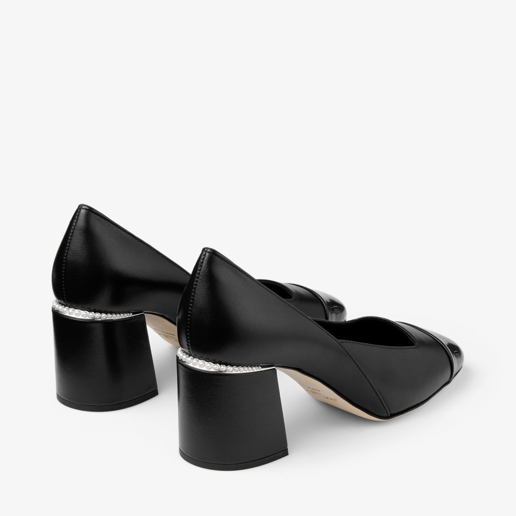 J1m*y Ch00 Jenson 65 Pumps Black For Women JENSON65PTZ