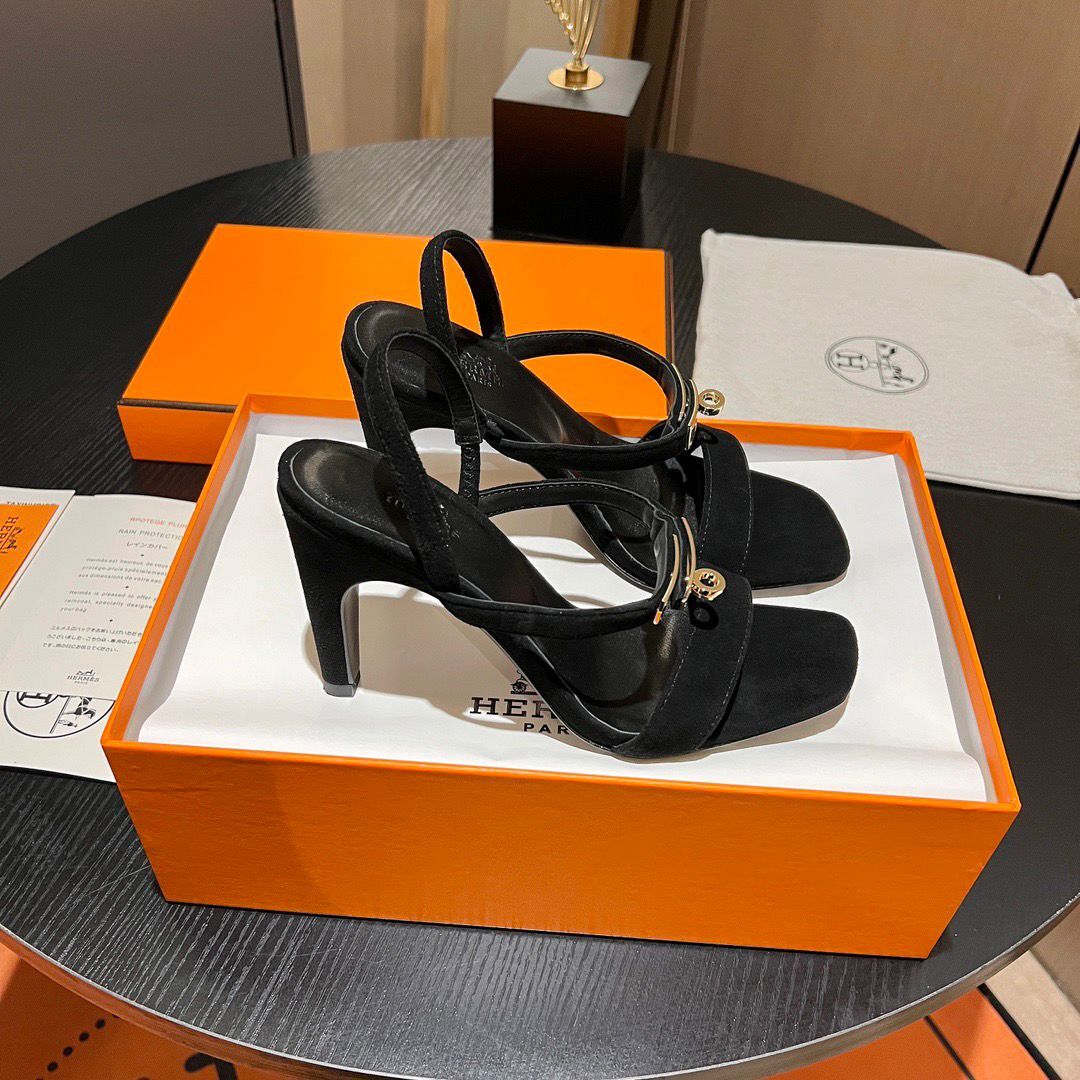 H**me5 Glamour 75 Sandal Aphrodite Black For Women