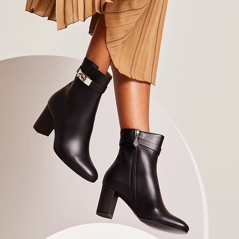 H**me5 Saint Germain Ankle Boots Noir For Women H182102Z 02340