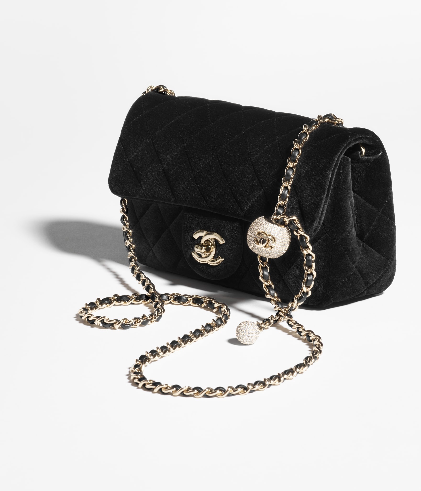 Ch**el Classic Flap Bag Black For Women 20cm/7.9in AS1787-B20826-94305