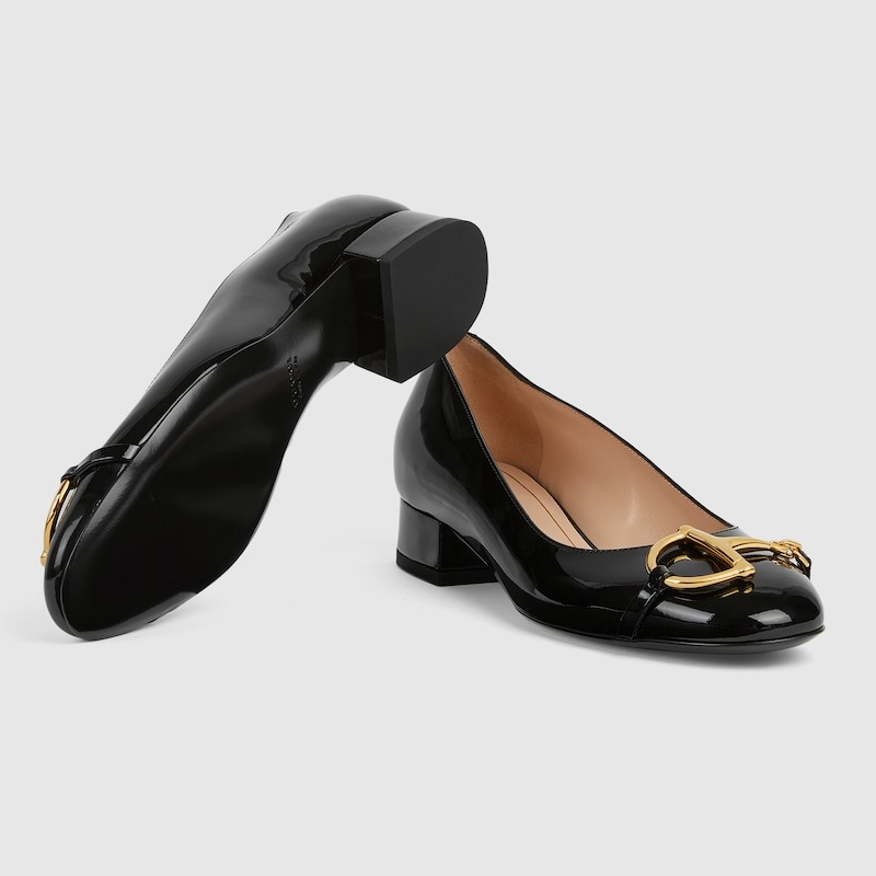 Gvc*1 Ballet Flat With Half Horsebit Black For Women 849652 BNC00 1000