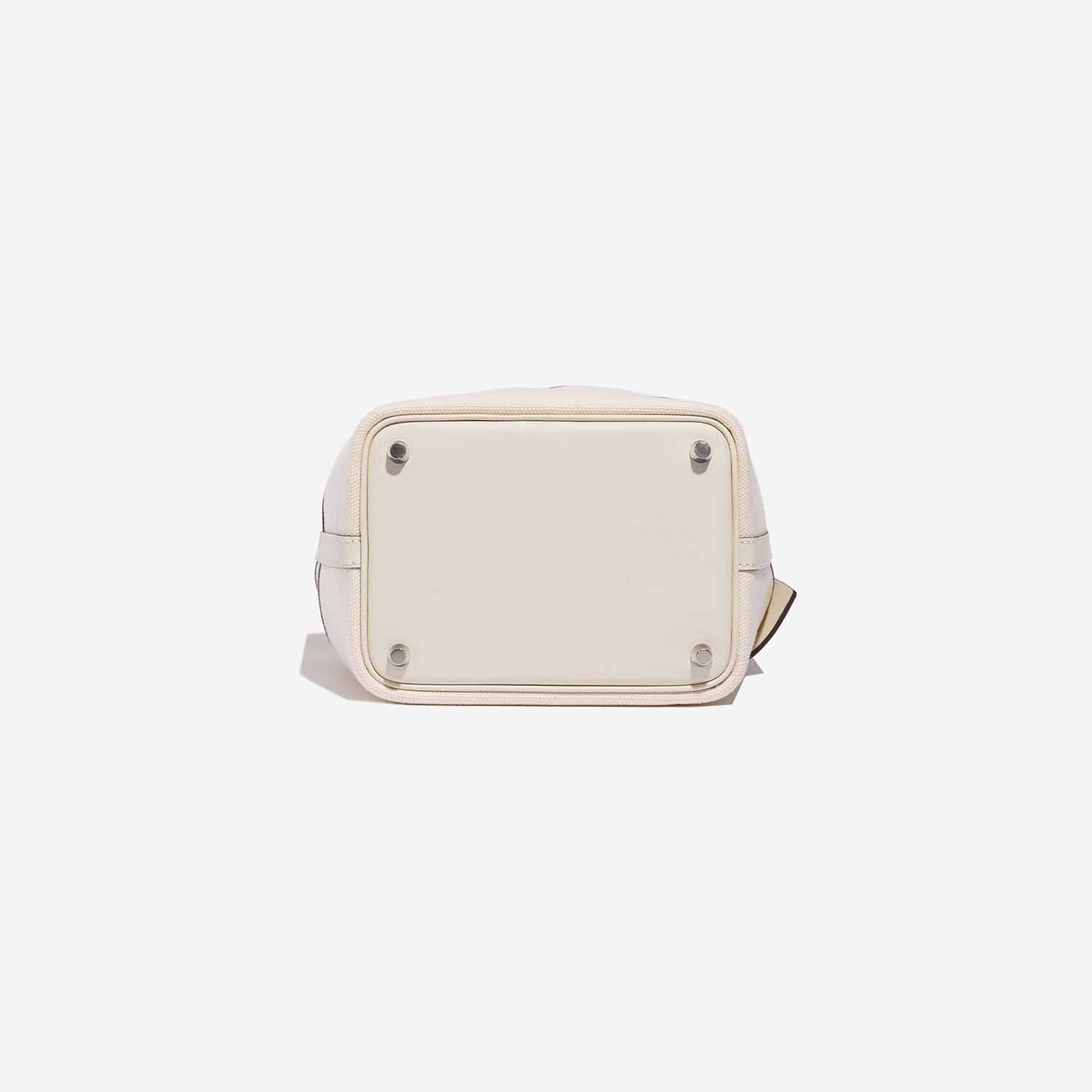 [True-to-ORIGINAL] H**me5 Picotin Lock 18 Pocket Bag White For Women 7.1in/18cm