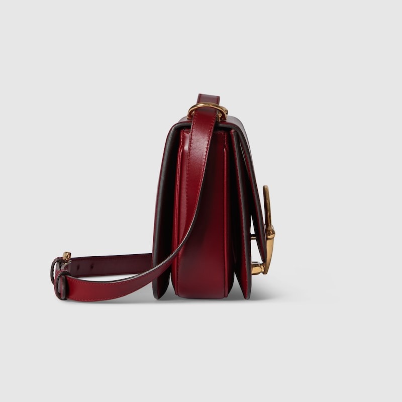 [True-to-ORIGINAL] Gvc*1 Siena Small Shoulder Bag Rosso Ancora Red For Women 8.9in/22.5cm 846705 AAFKB 6207
