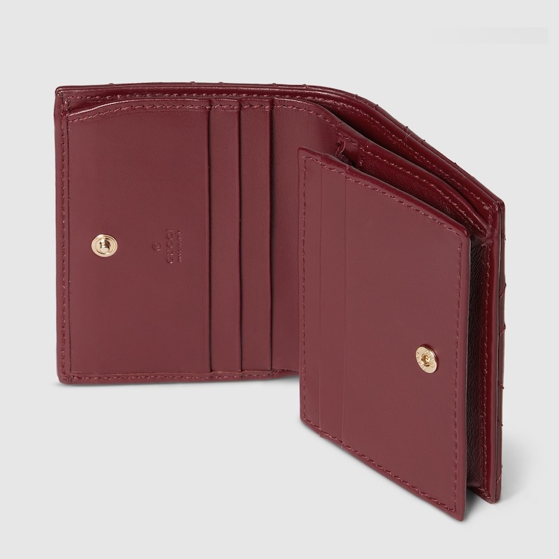 Gvc*1 Marmont Small Wallet Rosso Ancora Red For Women 4.5in/11cm 466492 DTDHV 6207