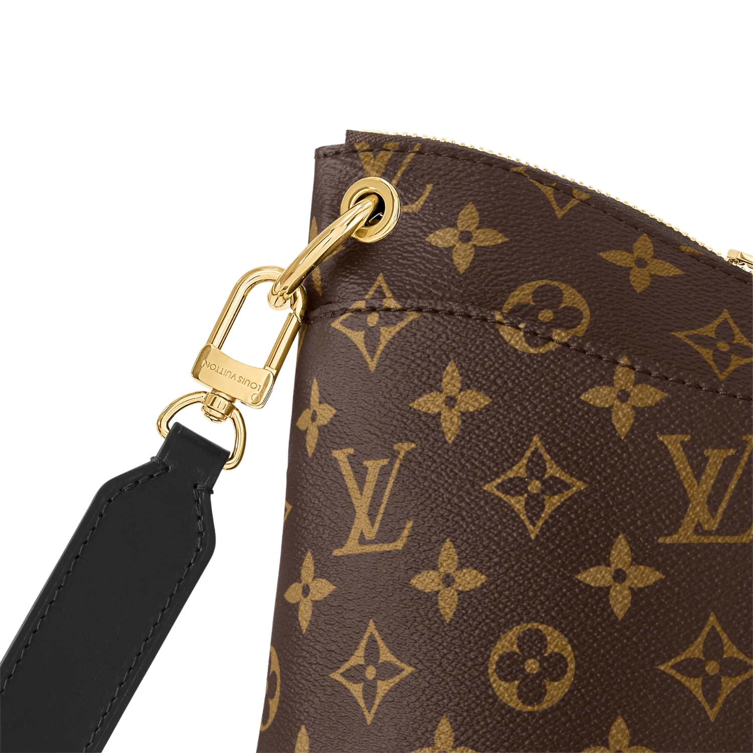 L0vis Vvtt0n Odeon MM Monogram Canvas Black For Women 12.2in/31cm M45352