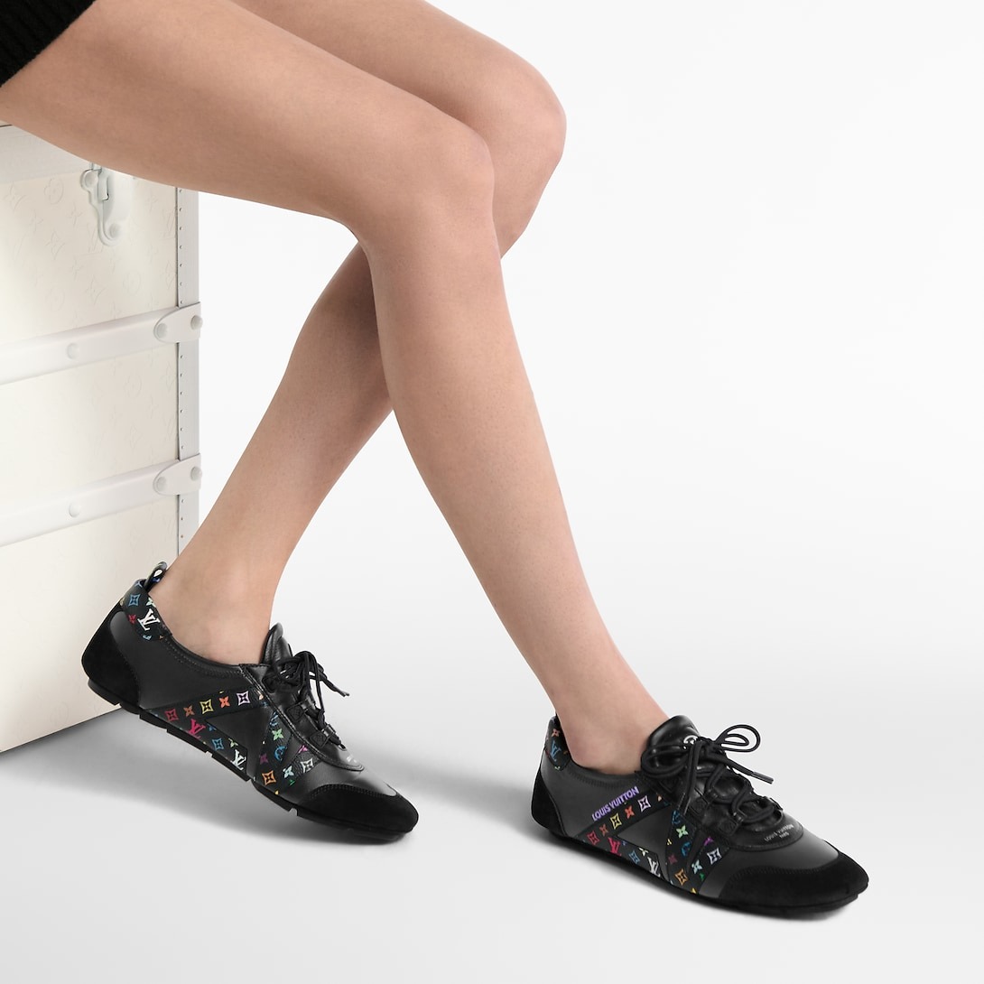 L0vis Vvtt0n LV x TM LV Sneakerina Sneakers Black For Women 1AJJTT