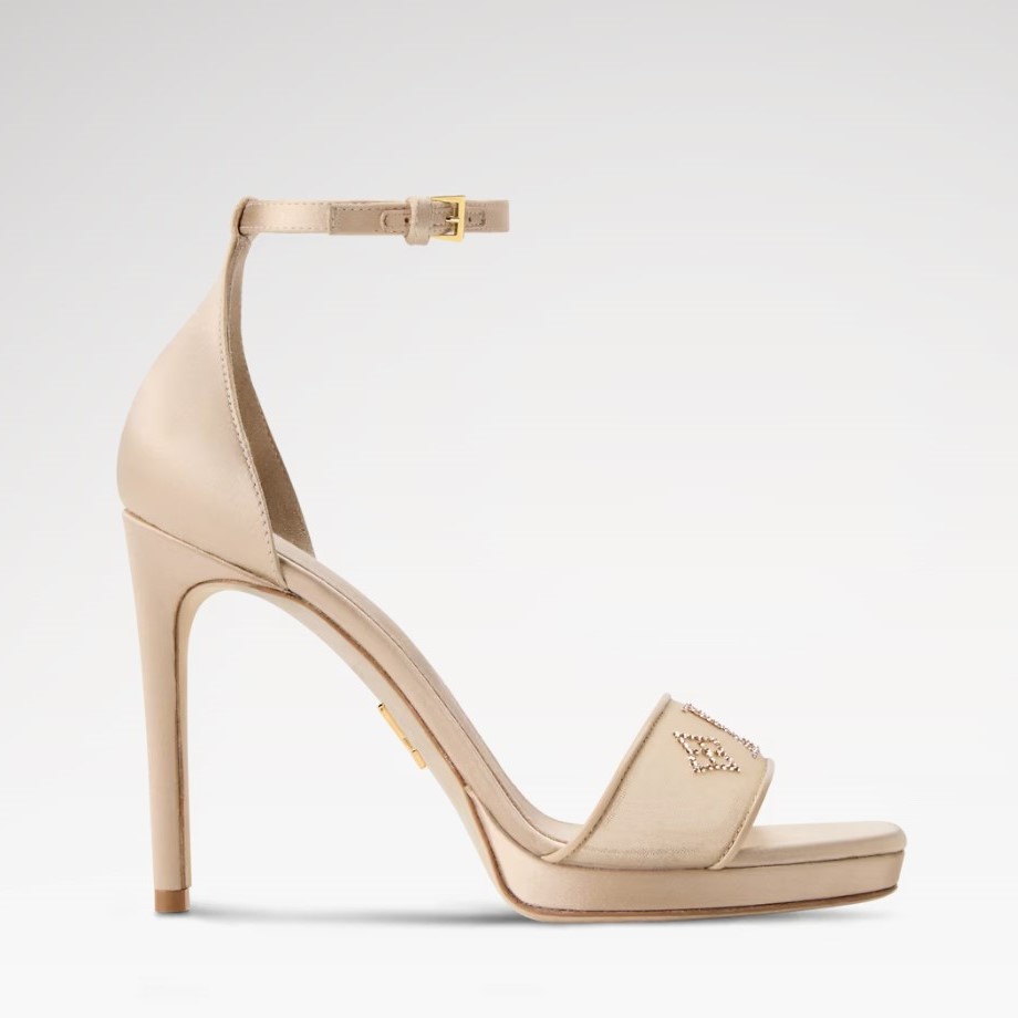 L0vis Vvtt0n Gala Platform Sandals Nude For Women 1AJM52