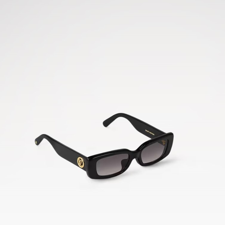L0vis Vvtt0n Circle Cat Eye Sunglasses Black For Women Z2109W