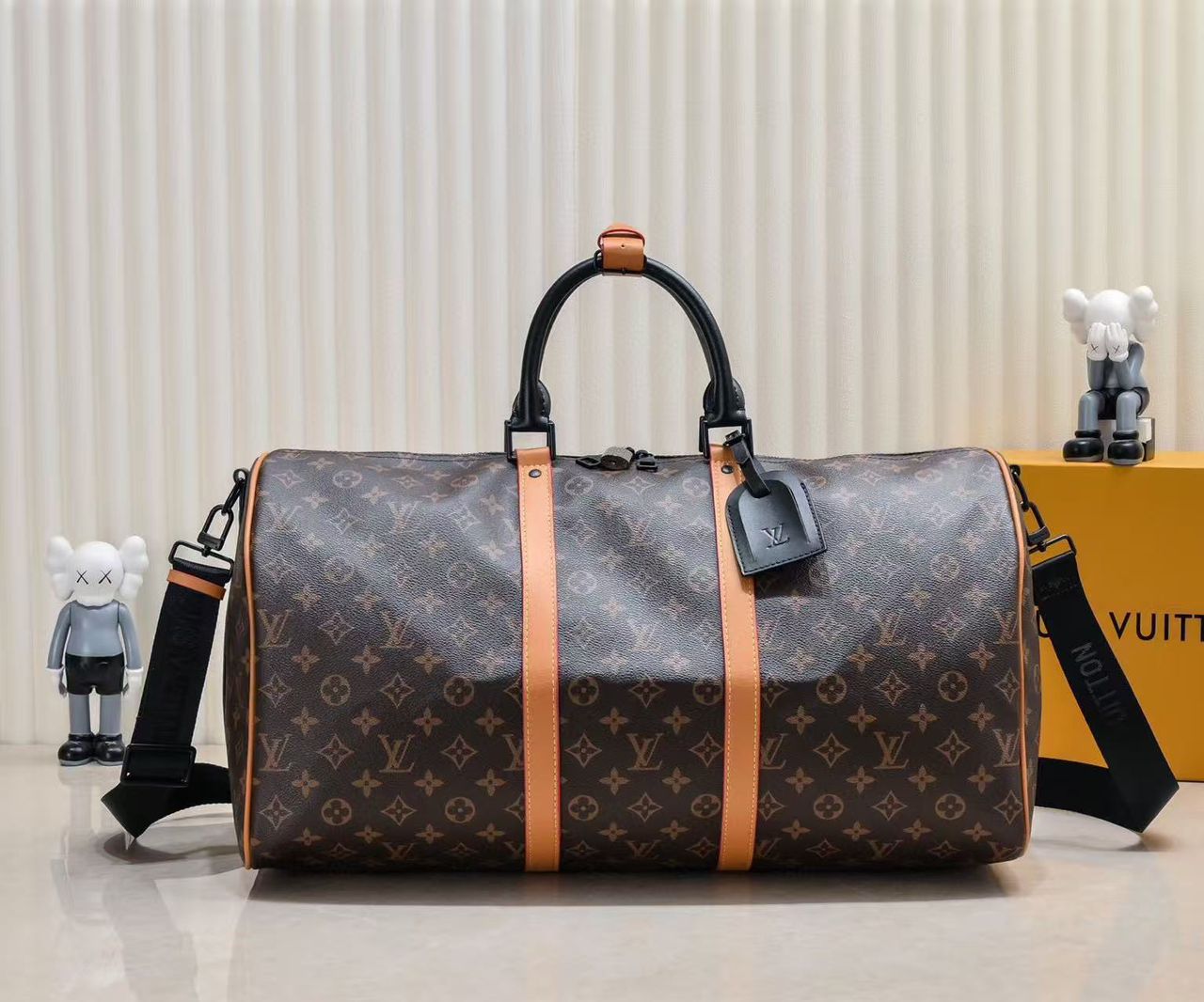 L0vis Vvtt0n Keepall Bandoulière 45 Bag Brown 17,7in/45cm M46703
