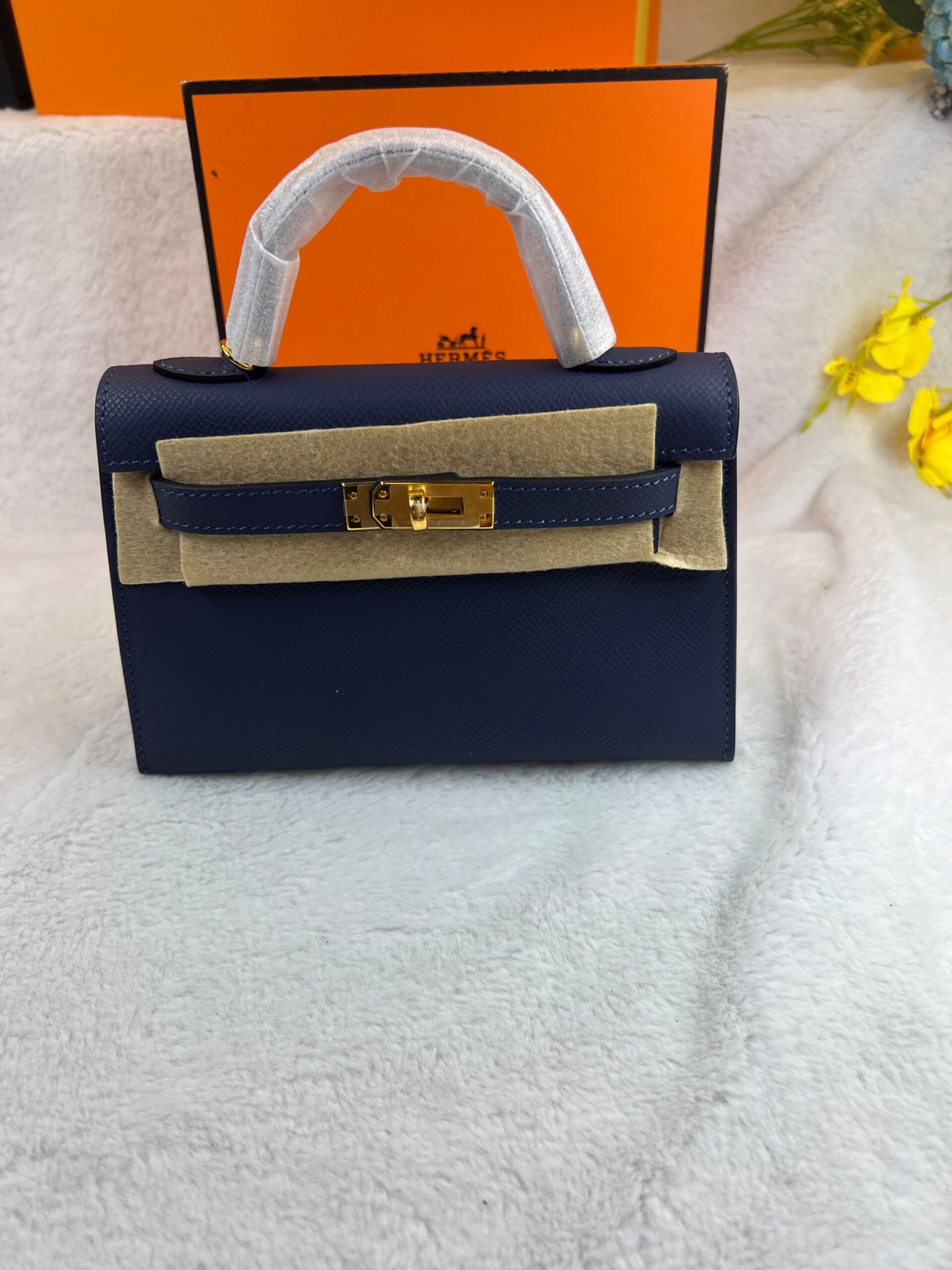 H**me5 Kelly 19 Blue France Epsom Bag For Women, Women’s Handbags, Shoulder Bags 7.5in/19cm