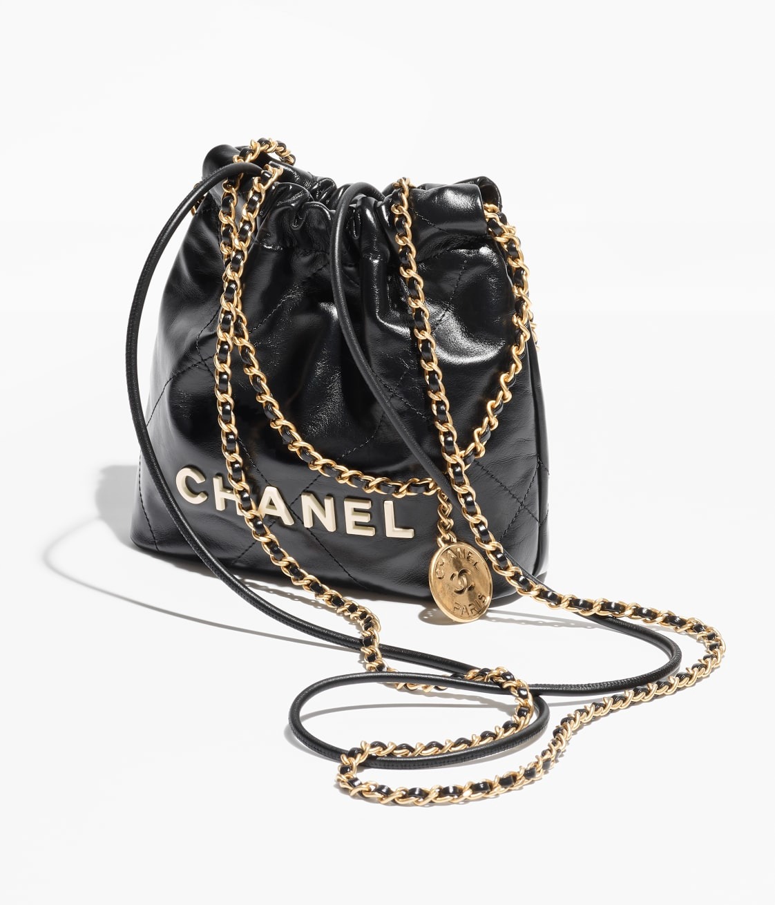[True-to-ORIGINAL] Ch**el 22 Mini Bag Black For Women AS3980 B09859 94305 – 7.8 Inches/20 Cm