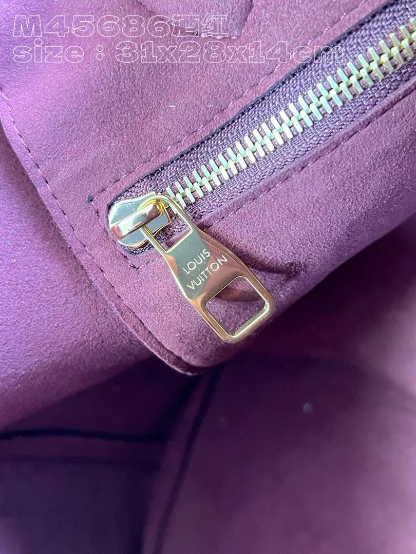 L0vis Vvtt0n Neverfull MM Bag Wine For Women M46599 – 12.2 Inches/ 31 Cm