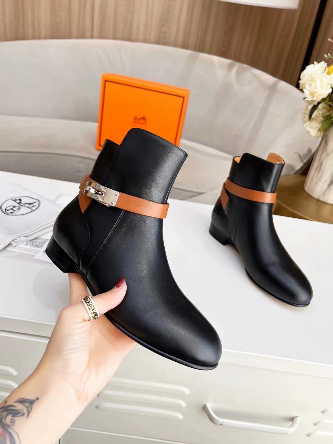 H**me5 Neo Ankle Boots Black For Women, Women’s Shoes H162133Z