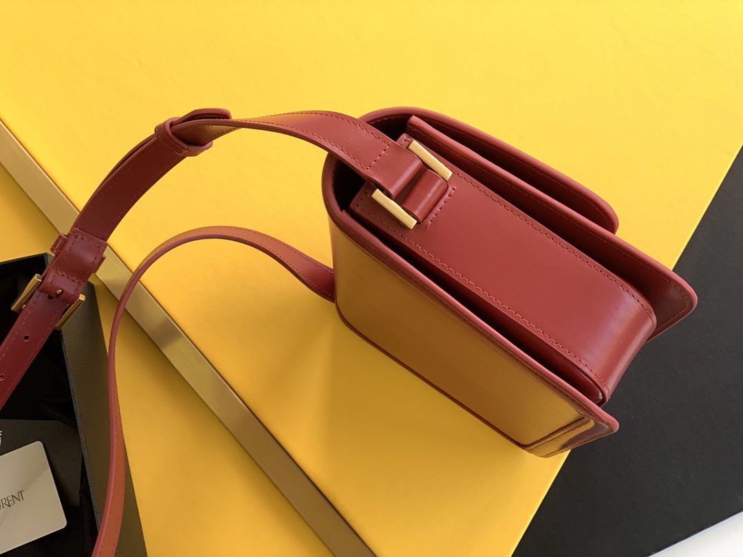 Sa1nt Lau*nt Solferino Medium Satchel Bag In Box Red With Gold Hardware For Women 9in/23cm Y51 6343050SX0W6805