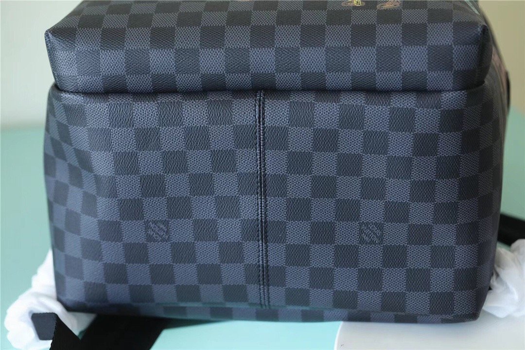 L0vis Vvtt0n Discovery Backpack Damier Graphite Canvas For Men, Men’s Bags 11.4in/29cm LV N45275